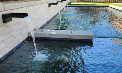 Modern Minimalist Backyard Pool Design