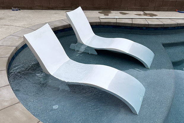 Swimming Pool Sun Shelf